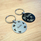 Halloween Round Stainless Steel and Aluminium Pet Tag with Engraving for Dogs - 30mm