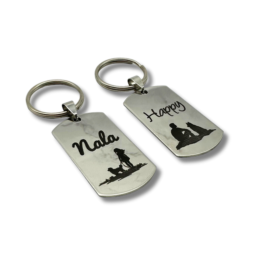 Shield Shaped Stainless Steel Pet Tag - Custom Engraved Name Tag for Dogs