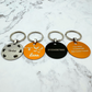 Halloween Round Stainless Steel and Aluminium Pet Tag with Engraving for Dogs - 30mm