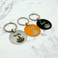 Round Stainless Steel and Aluminium Pet Tag with Engraving for Dogs - 30mm