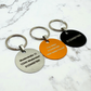 Round Stainless Steel and Aluminium Pet Tag with Engraving for Dogs - 30mm